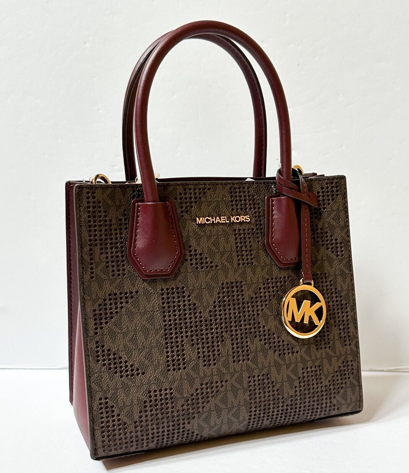 Michael Kors MERCER Medium Satchel Shoulder Messenger Crossbody Bag